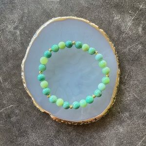 Moss Green Opal size 6 bracelet